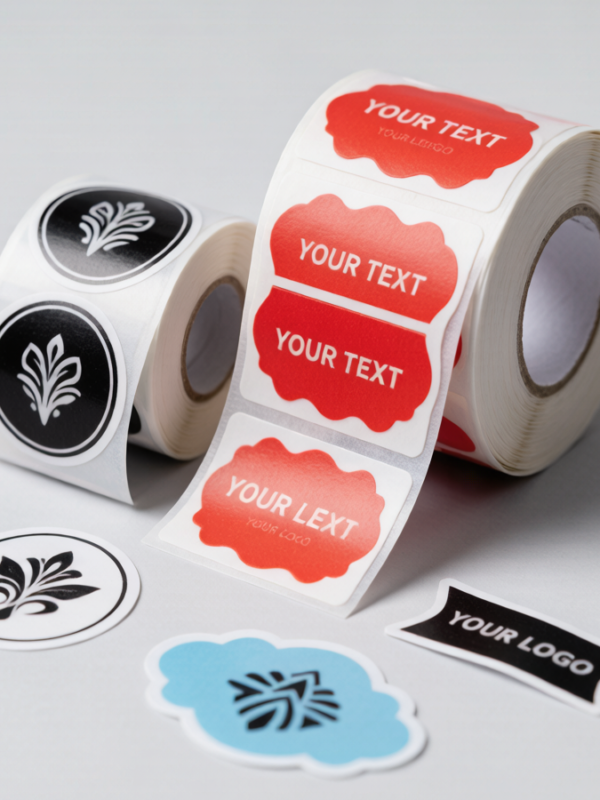 Custom Waterproof Die-Cut Label Roll