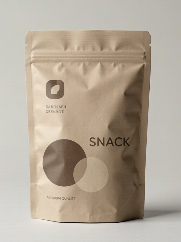 Custom Coffee Stand-Up Pouch with Degassing Valve