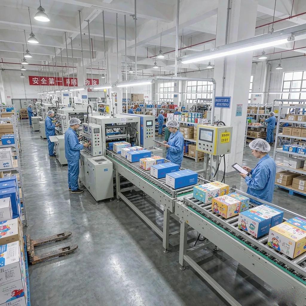 RainRan packaging factory and QC team