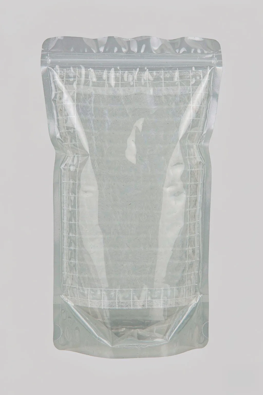 Clear recyclable mono-material stand-up pouch, eco-friendly flexible packaging by RainRan Packaging